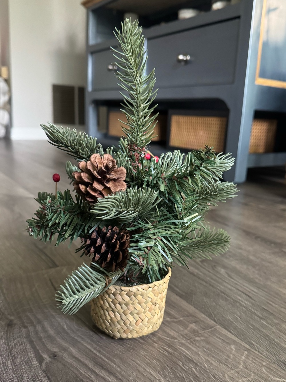 Artificial Miniature Tabletop Christmas Pine Tree